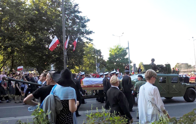 Uroczystości pogrzebowe „Inki” i „Zagończyka” – Gdańsk, 28 sierpnia 2016