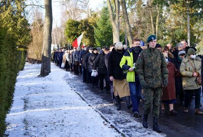 Uroczystości pogrzebowe Piotra Rzewuskiego – Warszawa, 18 stycznia 2022. Fot. Elżbieta Jaroś/UdSKiOR
