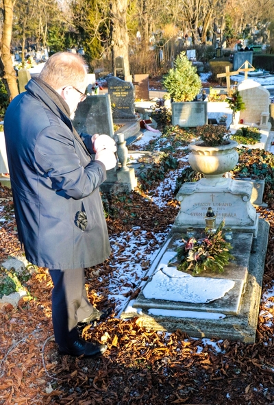 Grób płk. Lóránda Utassyego