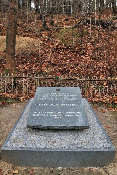 Zdjęcie pomnika po remoncie fot. IPN w Łodzi