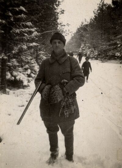 Karol Hilary Tarnowski na polowaniu