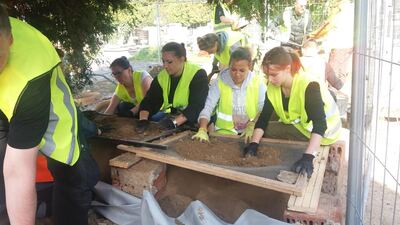 Prace poszukiwawcze na Łączce (fot. K. Szwagrzyk)