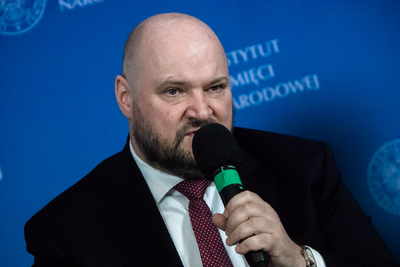 Dr Paweł Piotrowski (Wojskowe Biuro Historyczne) – 1 marca 2022. Fot. Sławek Kasper (IPN)