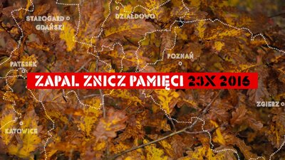 Akcja „Zapal znicz pamięci” – 23 października 2016