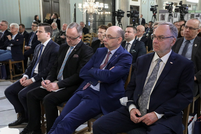 Międzynarodowa konferencja naukowa „»Jedynie prawda jest ciekawa«. Dziedzictwo Józefa Mackiewicza w 120 rocznicę urodzin” – Warszawa, 31 marca 2022. Fot. Sławek Kasper (IPN)