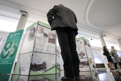 Wystawa IPN „»Jedynie prawda jest ciekawa«. Dziedzictwo Józefa Mackiewicza” – Warszawa, 31 marca 2022. Fot. Sławek Kasper (IPN)