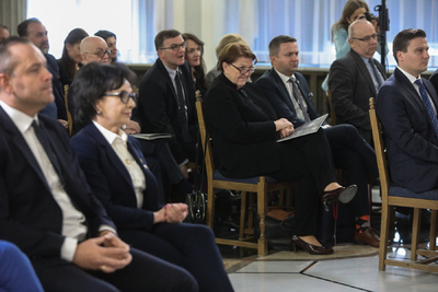 Międzynarodowa konferencja naukowa „»Jedynie prawda jest ciekawa«. Dziedzictwo Józefa Mackiewicza w 120 rocznicę urodzin” – Warszawa, 31 marca 2022. Fot. Sławek Kasper (IPN)