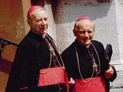 Kard. Stefan Wyszyński i kard. Karol Wojtyła