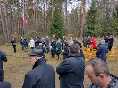 Uroczystości pogrzebowe w Prostyni. Fot. IPN.