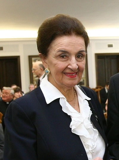 Karolina Kaczorowska w Senacie RP. Uroczystości podsumowujące Rok Generała Władysława Andersa