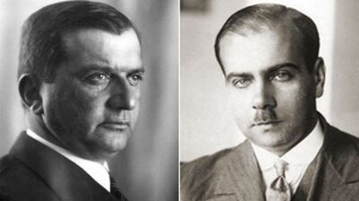 mjr Henryk Floyar-Rajchman i płk Ignacy Matuszewski