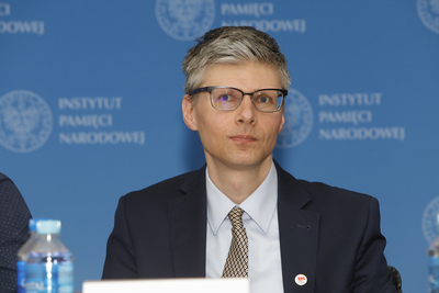 Ogólnopolska konferencja naukowa „Księża dla władzy groźni. Duchowni współpracujący z opozycją (1976–1989) cz. III” – Warszawa, 6 maja 2022. Fot. Piotr Życieński (IPN)