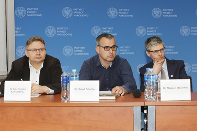 Ogólnopolska konferencja naukowa „Księża dla władzy groźni. Duchowni współpracujący z opozycją (1976–1989) cz. III” – Warszawa, 6 maja 2022. Fot. Piotr Życieński (IPN)