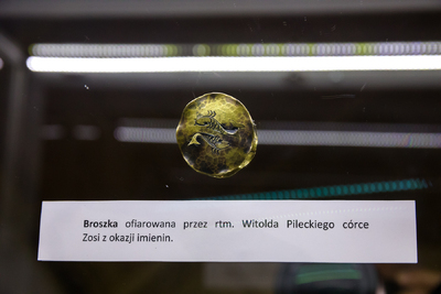 Pamiątki po rotmistrzu Witoldzie Pileckim – 25 maja 2022. Fot. Sławek Kasper (IPN)