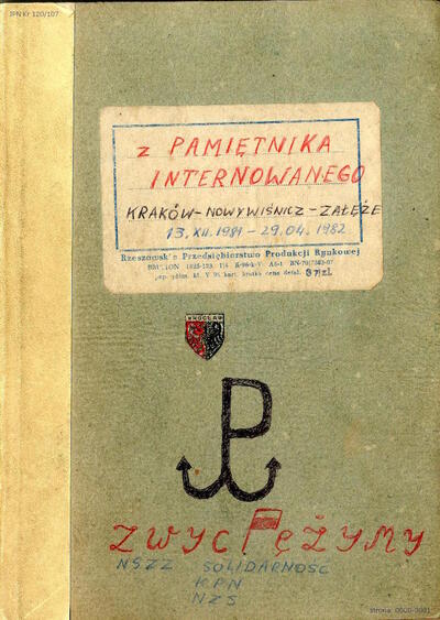 Fragment zapisków „Z pamiętnika internowanego”