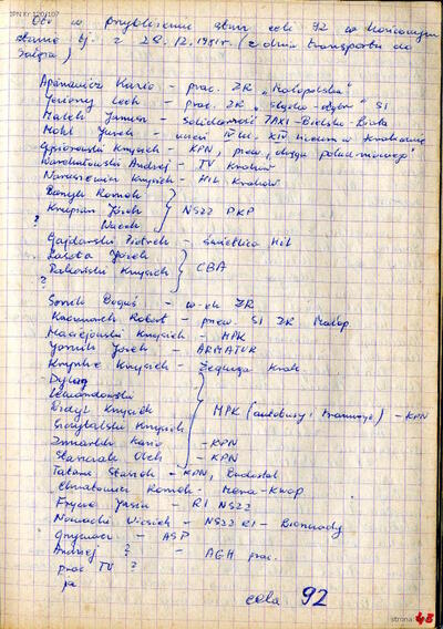 Fragment zapisków „Z pamiętnika internowanego”