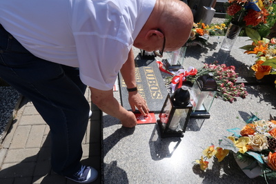 "Tobie Polsko" – uroczystość oznaczenia grobu śp. ppor. Elżbiety i śp. ppor. Franciszka Lubosów – Gliwice, 20 czerwca 2022