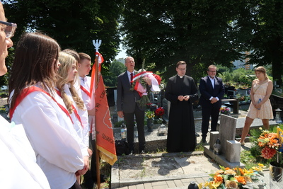 "Tobie Polsko" – uroczystość oznaczenia grobu śp. ppor. Elżbiety i śp. ppor. Franciszka Lubosów – Gliwice, 20 czerwca 2022