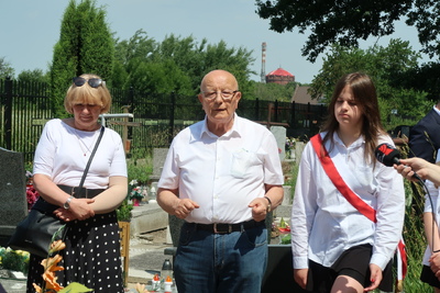 "Tobie Polsko" – uroczystość oznaczenia grobu śp. ppor. Elżbiety i śp. ppor. Franciszka Lubosów – Gliwice, 20 czerwca 2022