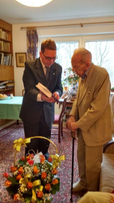 Prof. Jan Łopuski i prof. Mirosław Golon