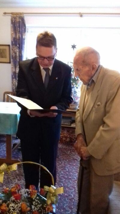 Prof. Jan Łopuski i prof. Mirosław Golon