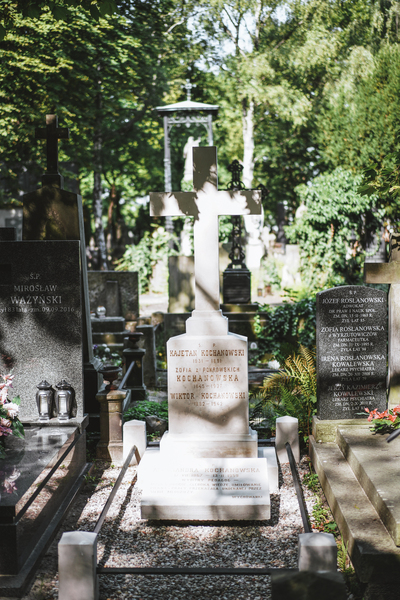 Grób Wiktora Kochanowskiego po remoncie fot. MN/BUWiM