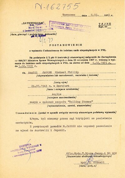 Dokument z zasobu Archiwum IPN