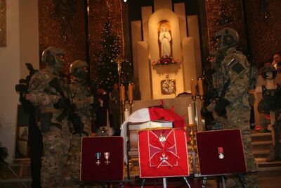 Pogrzeb gen. Janusza Brochwicz-Lewińskiego „Gryfa”