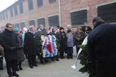 Obchody Międzynarodowego Dnia Pamięci Ofiar Holokaustu (fot. Państwowe Muzeum Auschwitz-Birkenau)