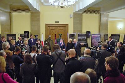 Otwarcie wystawy „They were shot in the back of their head” – Ryga, 2 lutego 2017