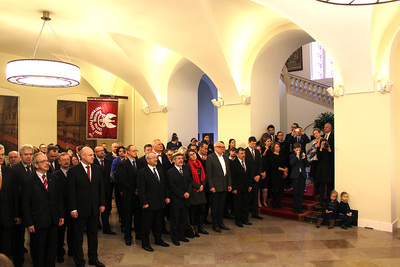 Wręczenie Krzyży Wolności i Solidarności – Warszawa, 20 lutego 2017 (fot. Marcin Jurkiewicz/IPN)