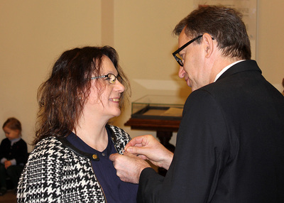 Wręczenie Krzyży Wolności i Solidarności – Warszawa, 20 lutego 2017 (fot. Marcin Jurkiewicz/IPN)