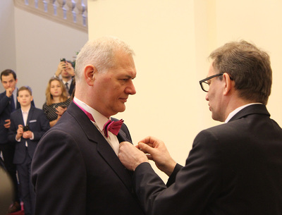 Wręczenie Krzyży Wolności i Solidarności – Warszawa, 20 lutego 2017 (fot. Marcin Jurkiewicz/IPN)