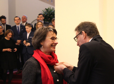 Wręczenie Krzyży Wolności i Solidarności – Warszawa, 20 lutego 2017 (fot. Marcin Jurkiewicz/IPN)