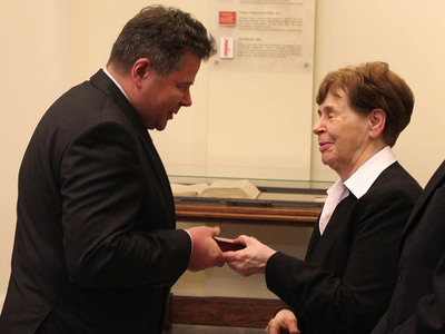 Wręczenie Krzyży Wolności i Solidarności – Warszawa, 20 lutego 2017 (fot. Marcin Jurkiewicz/IPN)