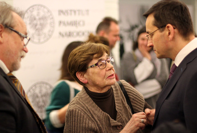 Zofia Romaszewska – Warszawa, 24 lutego 2017 (fot. Marcin Jurkiewicz/IPN)