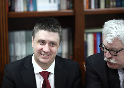 Wizyta wicepremiera Ukrainy w IPN – 28 lutego 2017 (fot. Marcin Jurkiewicz/IPN)