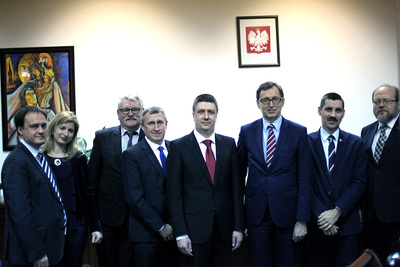 Wizyta wicepremiera Ukrainy w IPN – 28 lutego 2017 (fot. Marcin Jurkiewicz/IPN)