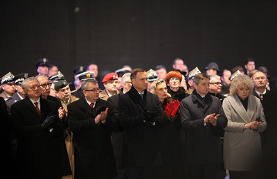 Uroczystości przed Grobem Nieznanego Żołnierza – 1 marca 2017 (fot. Marcin Jurkiewicz/IPN)