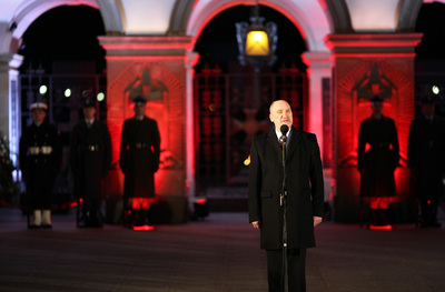 Uroczystości przed Grobem Nieznanego Żołnierza – 1 marca 2017 (fot. Marcin Jurkiewicz/IPN)