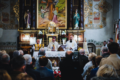 Msza święta koncelebrowana pod przewodnictwem biskupa Mirosława Milewskiego – fot. MN/BUWiM