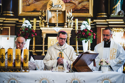 Msza święta koncelebrowana pod przewodnictwem biskupa Mirosława Milewskiego – fot. MN/BUWiM