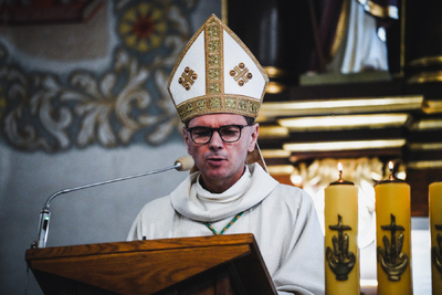 Msza święta koncelebrowana pod przewodnictwem biskupa Mirosława Milewskiego – fot. MN/BUWiM