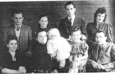 F. Pstrucha - zdj. z rodzinną