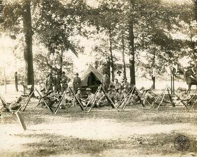 Obóz i ćwiczenia wojskowe Sokolstwa, I poł. XX w. (fot. z zasobu IPN)