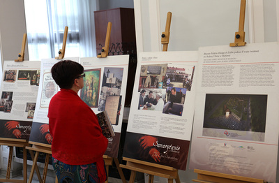 „Samarytanie z Markowej” – wystawa o rodzinie Ulmów w Sejmie – Warszawa, 23 marca 2017  (© Marcin Jurkiewicz / IPN)