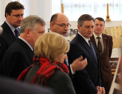 „Samarytanie z Markowej” – wystawa o rodzinie Ulmów w Sejmie – 23 marca 2017  (© Marcin Jurkiewicz / IPN)