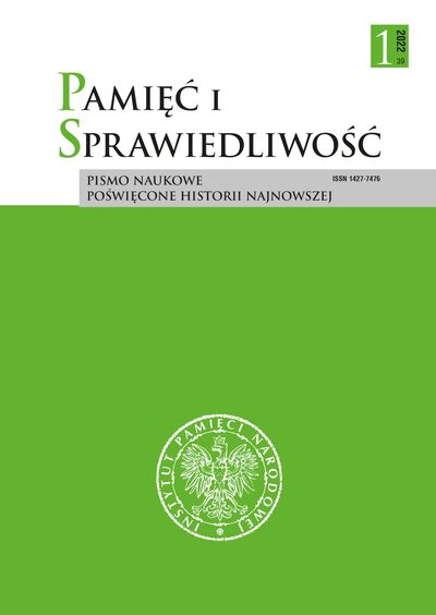 „Pamięć i Sprawiedliwość” nr 1 (39) 2022