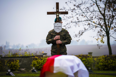 Państwowy pogrzeb żołnierzy Wojska Polskiego – Mełno, fot. MN/BUWiM