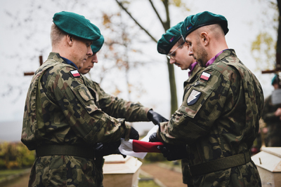 Państwowy pogrzeb żołnierzy Wojska Polskiego – Mełno, fot. MN/BUWiM